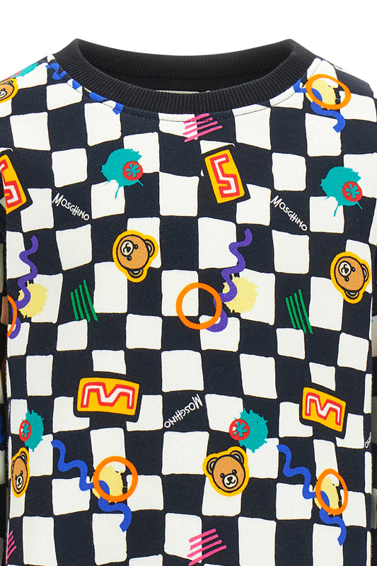 White/Black Chess Sweatshirt