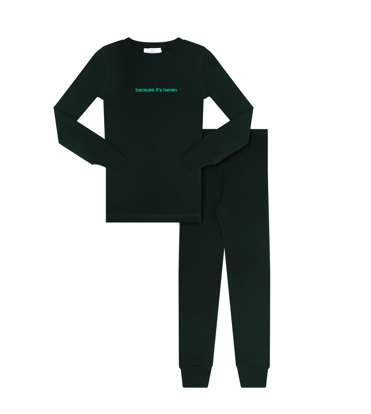 Black/Green Because its Heven PJs