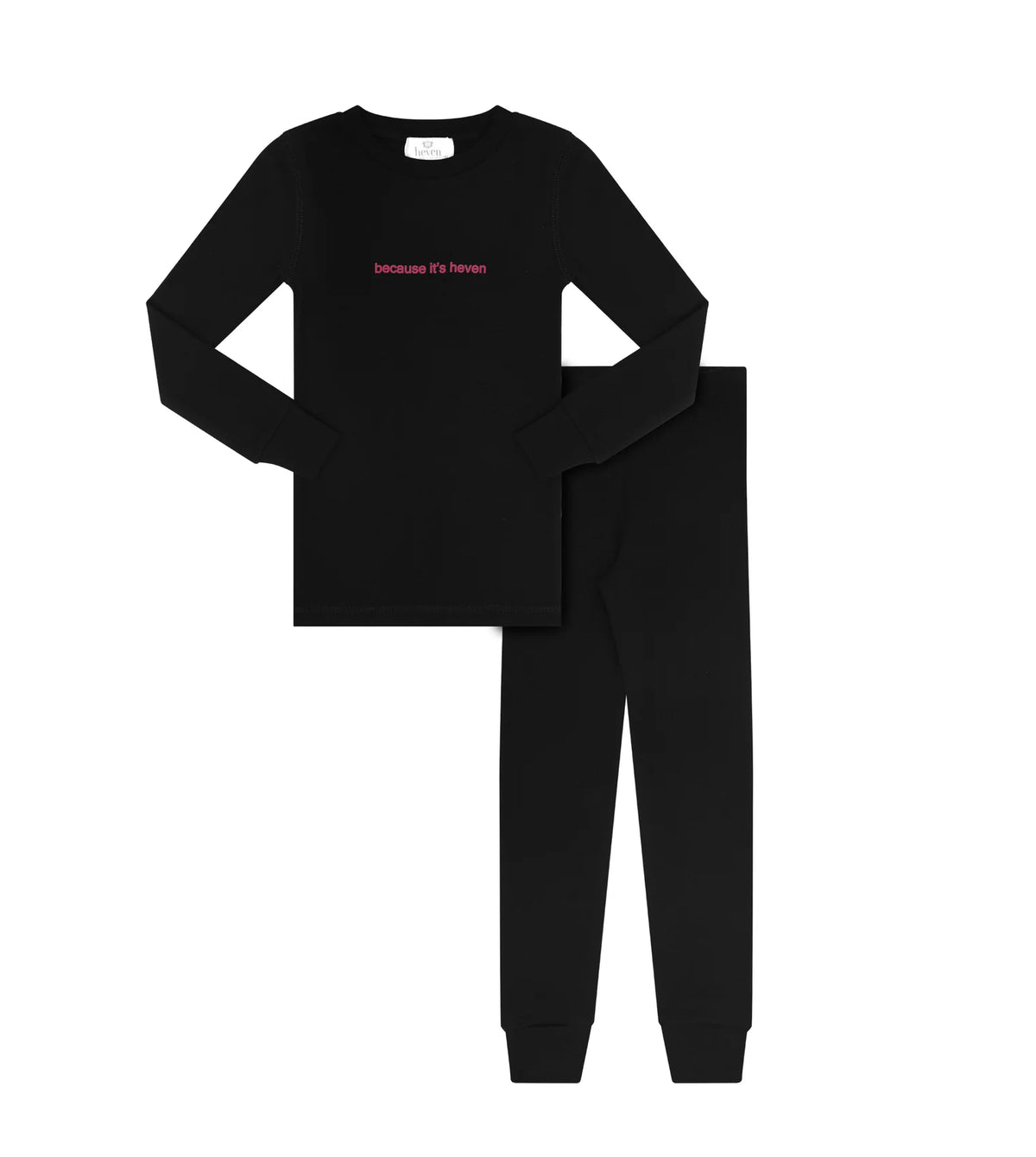 Black/Pink Because its Heven PJs