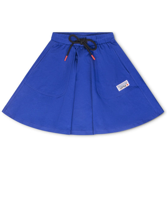 Royal Blue Varsity Short Skirt
