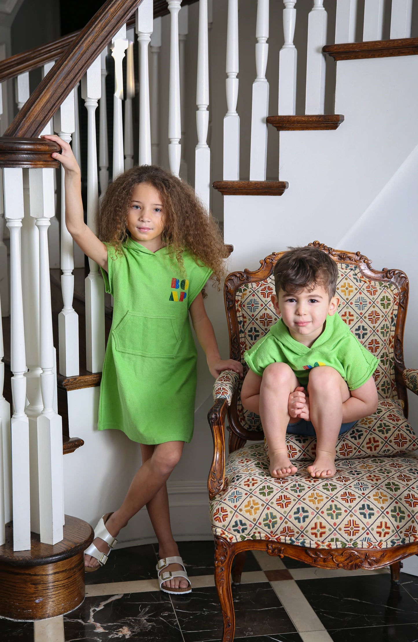 Green Logo Dress