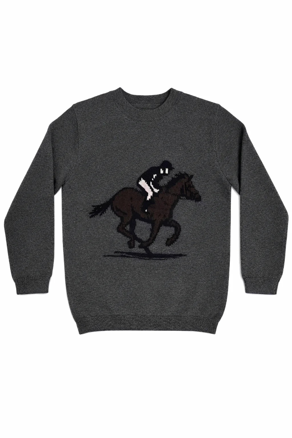 Grey Elliot Equestrian Sweater