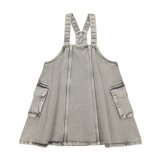 kin kin pink denim shirt dress DENIM SHORT SLEEVE SHIRT DRESS