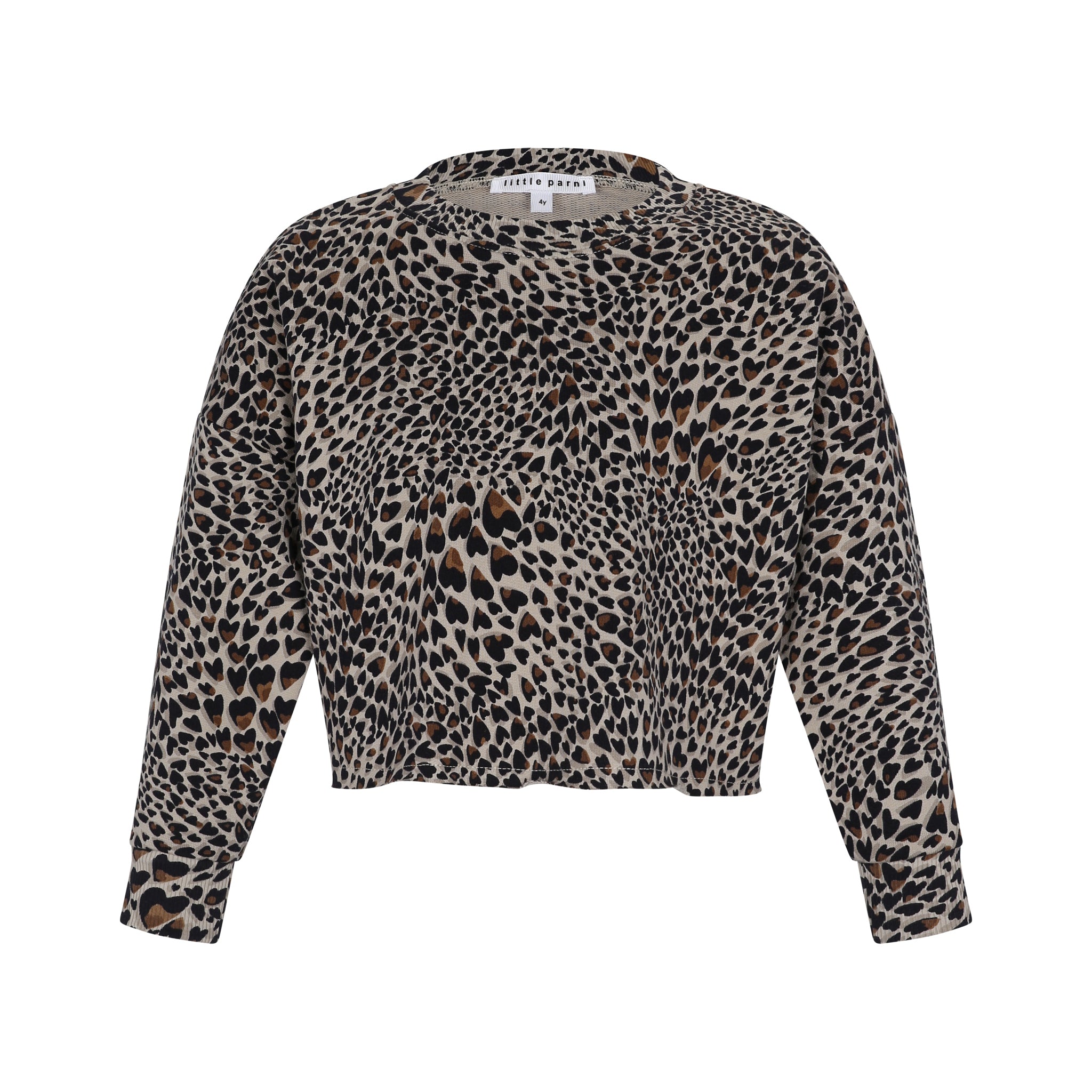 Little Parni Leopard Print Sweatshirt – bubblegumkids