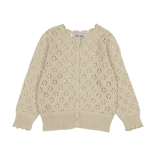 Knit Cardigan- Natural