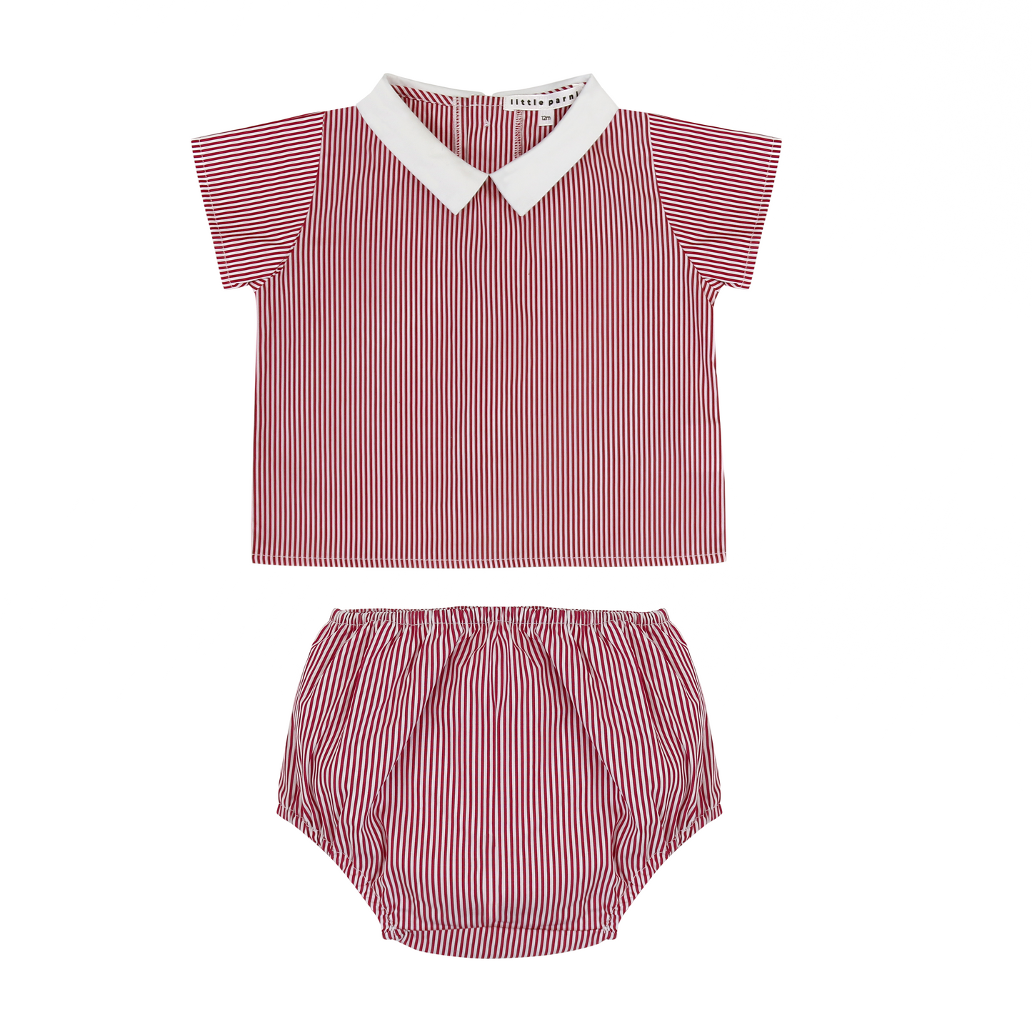 Baby 2 Piece Set Red Stripe