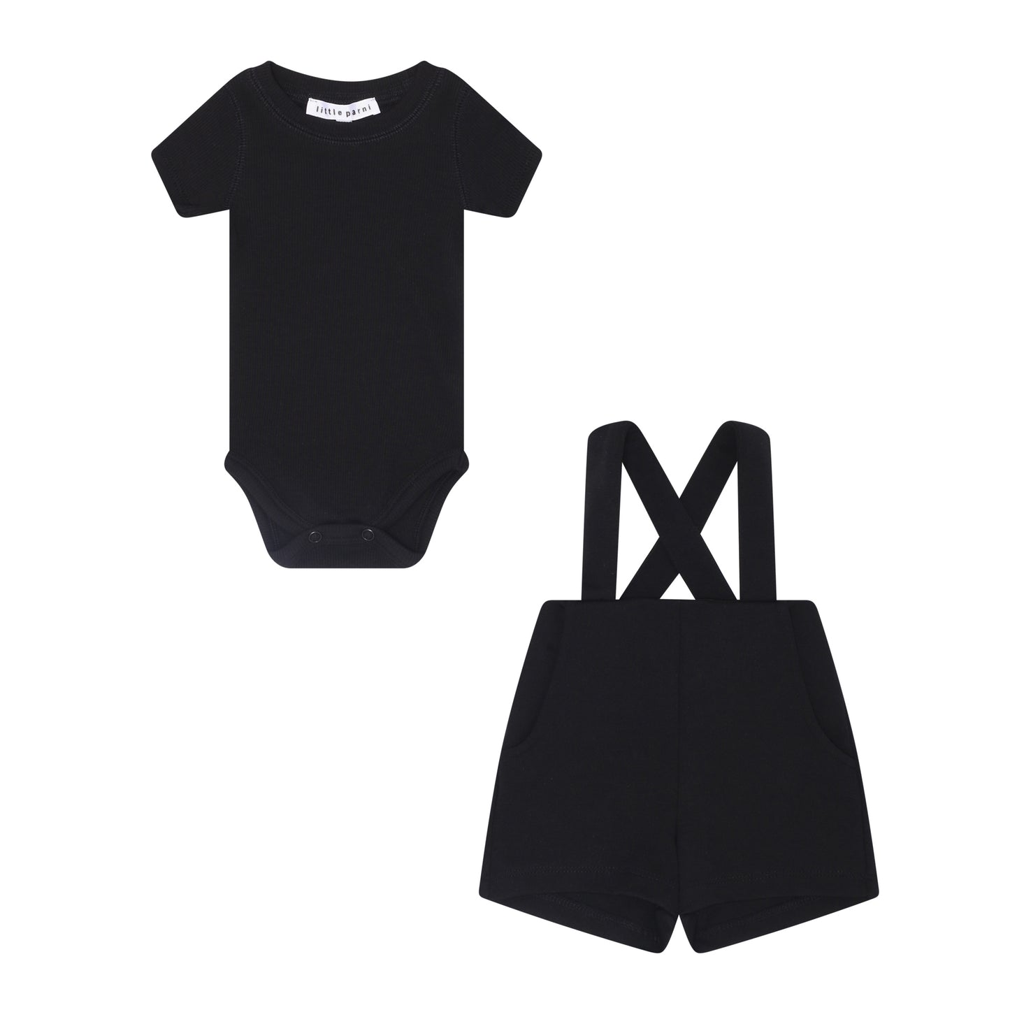 Milano Overall Set- Black