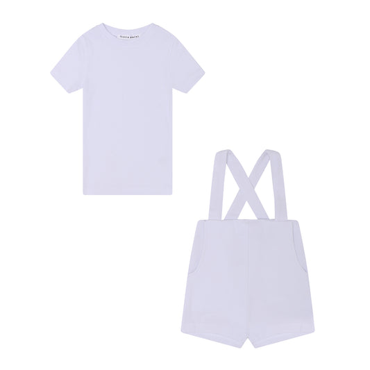 Milano Overall Set- White