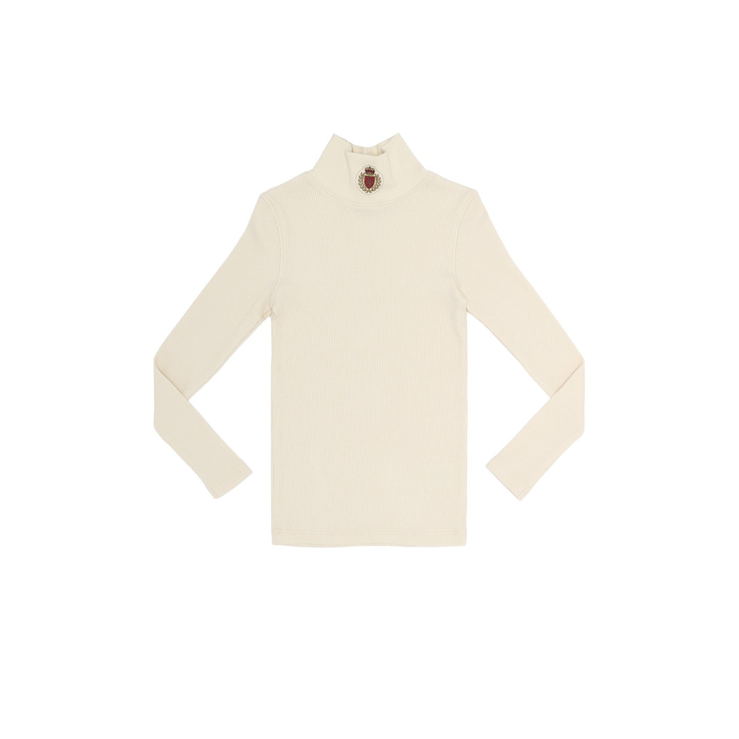 Logo Turtleneck- Ivory