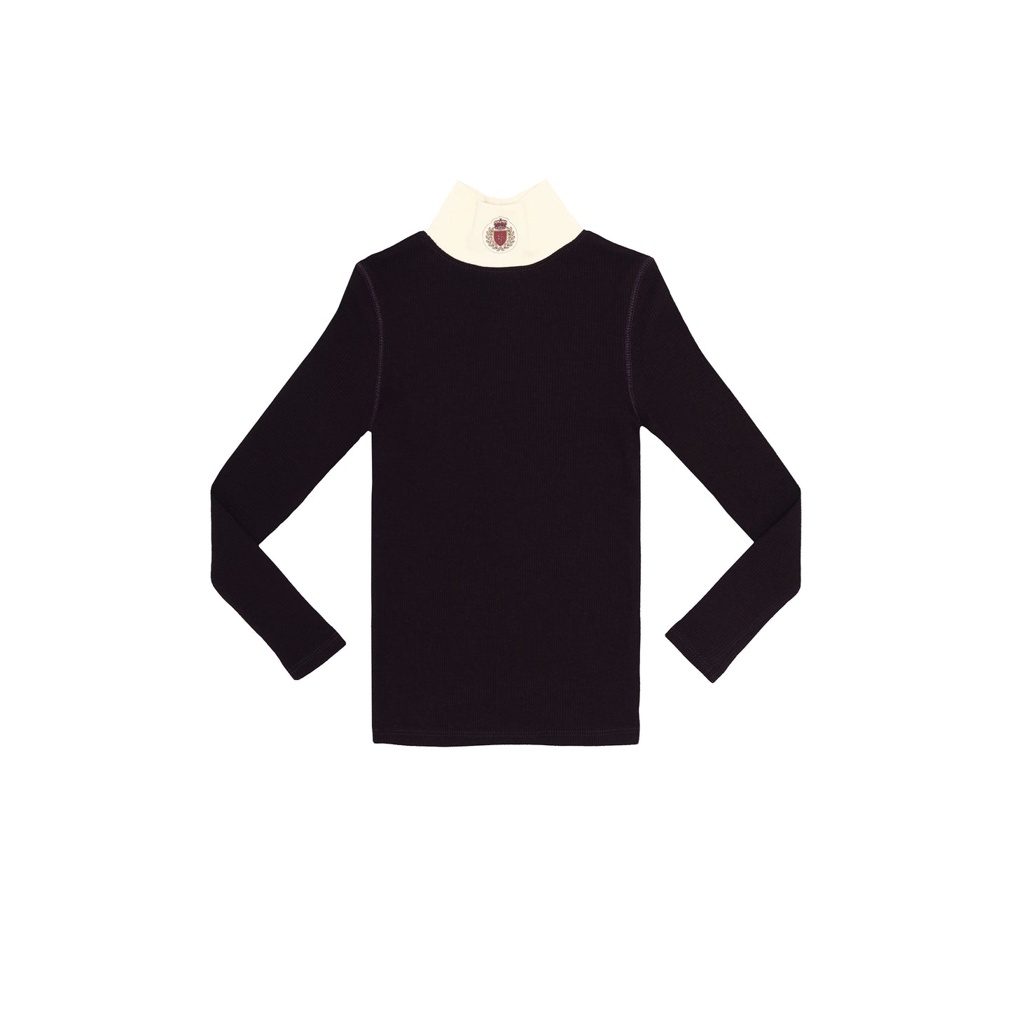 Logo Turtleneck- Black