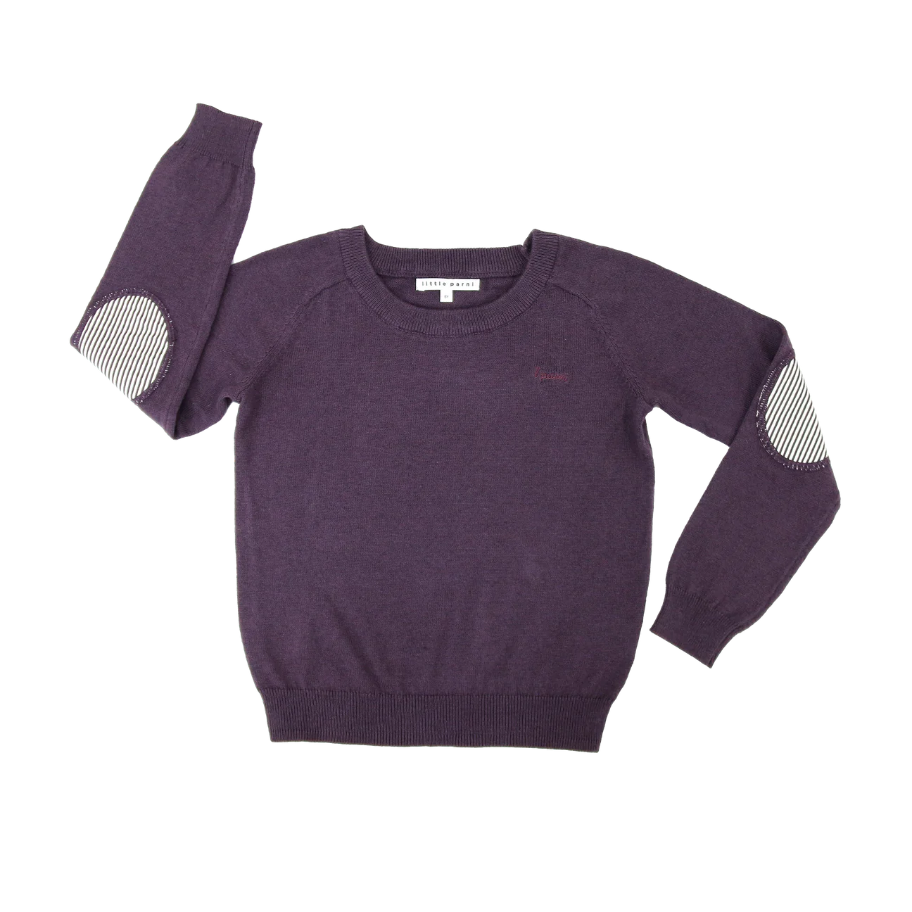 Boys Knit Sweater Plum