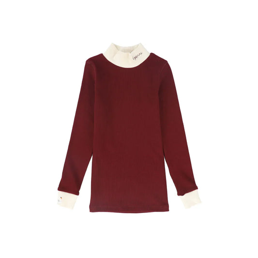 Burgundy LP Turtleneck