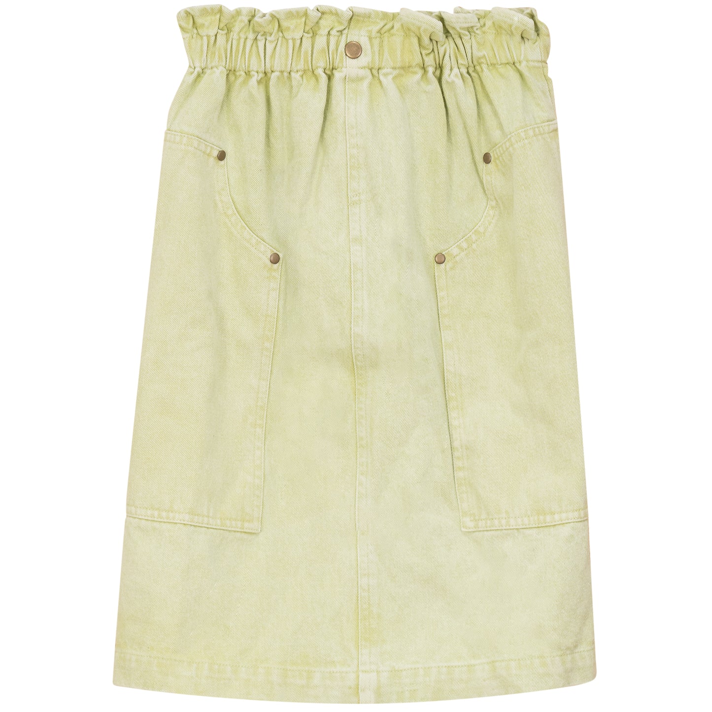 Pocket Detail Skirt- Washed Mint