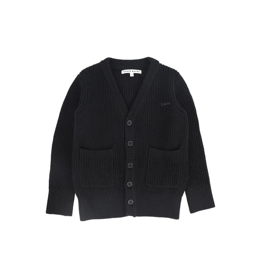 Black Boys Cardigan without Patches