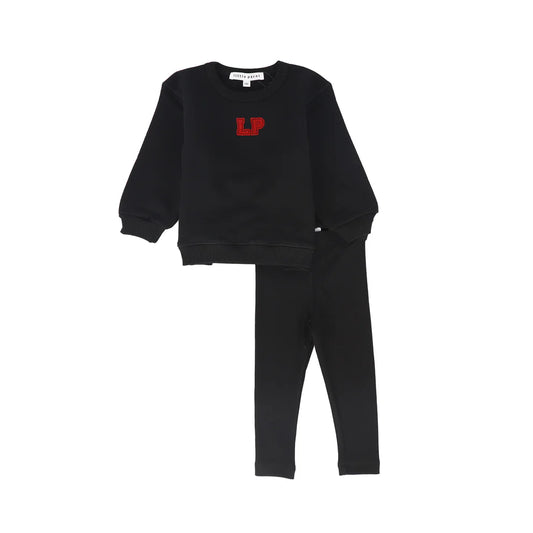 Black LP Baby Sweatshirt and Leggings