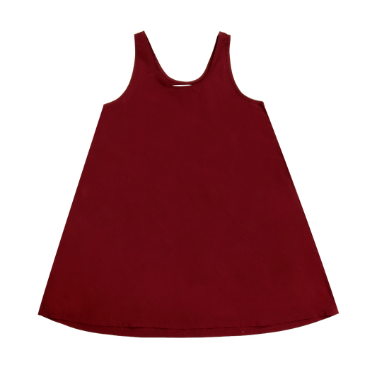 Burgundy Taffeta Jumper