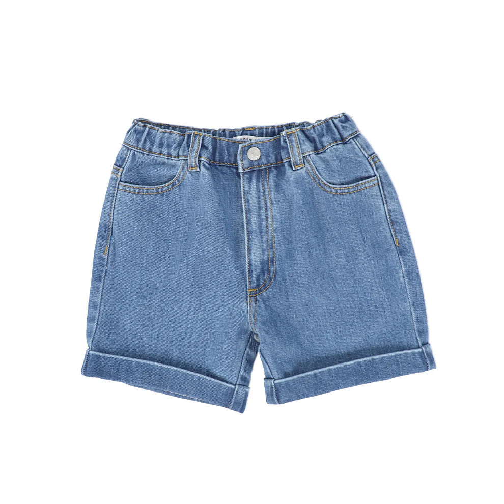 Blue Denim Shorts