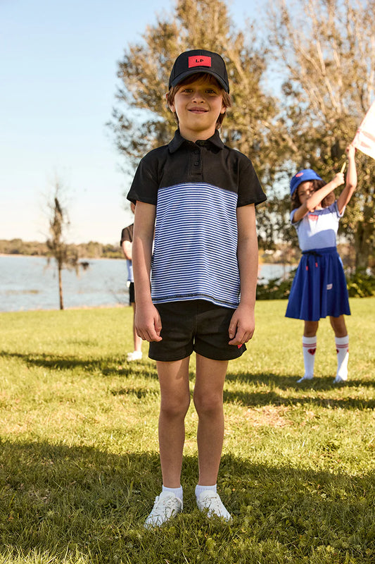 Striped Boys Polo