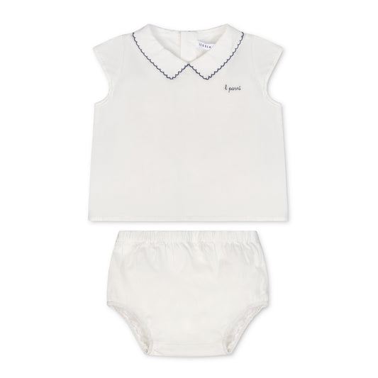 White/Navy Pico Toddler Set