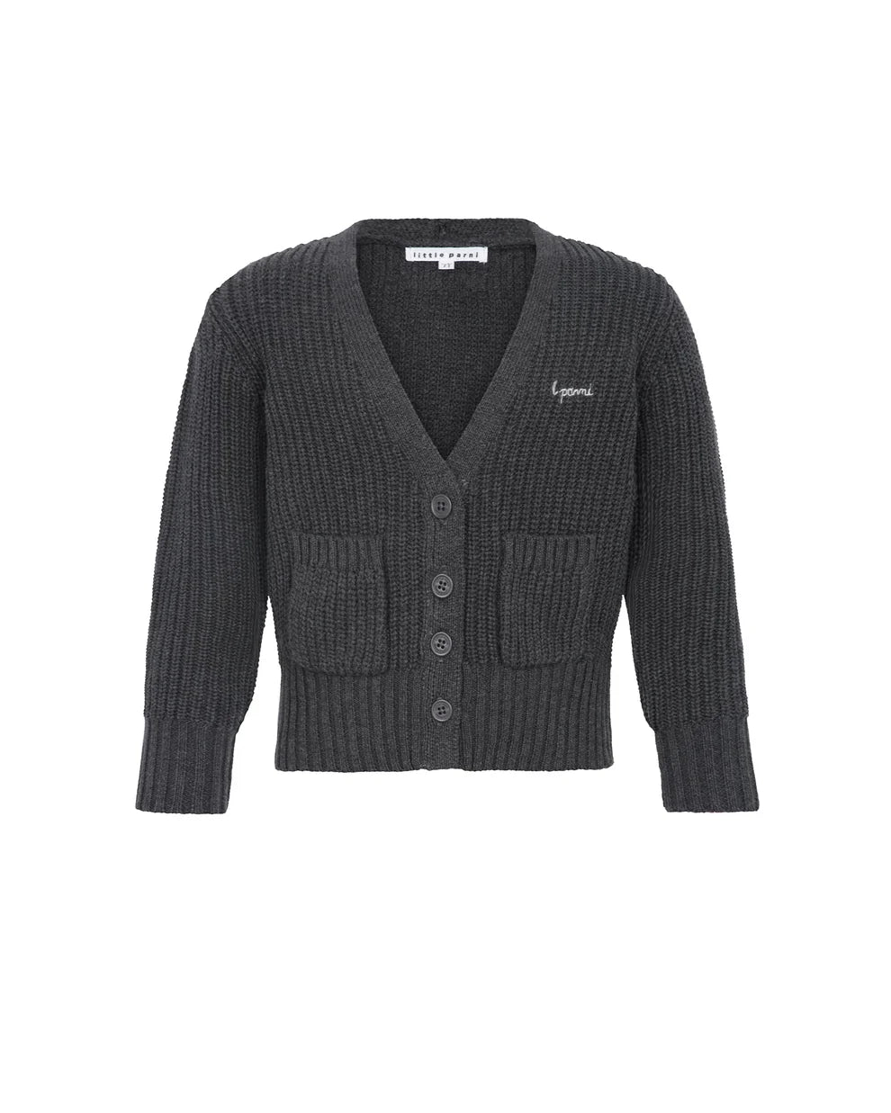 L. Parni Elegant Cardigan - Grey