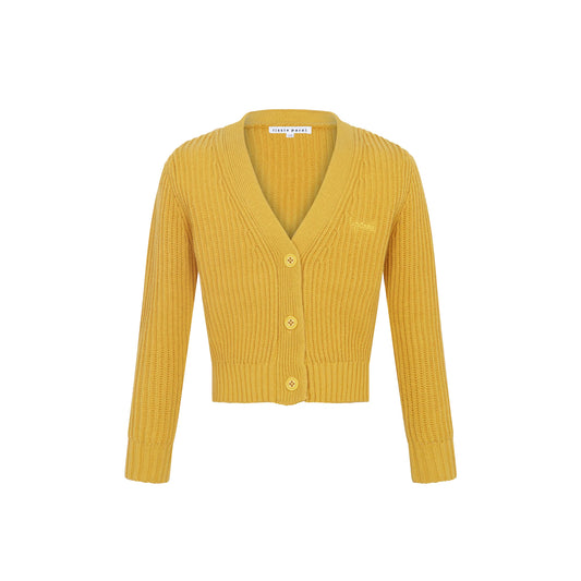 Chunky Cardigan - Yellow