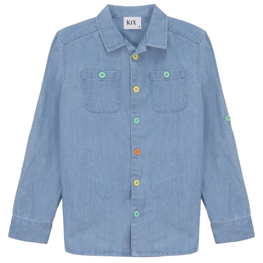 Denim Long Sleeve Shirt