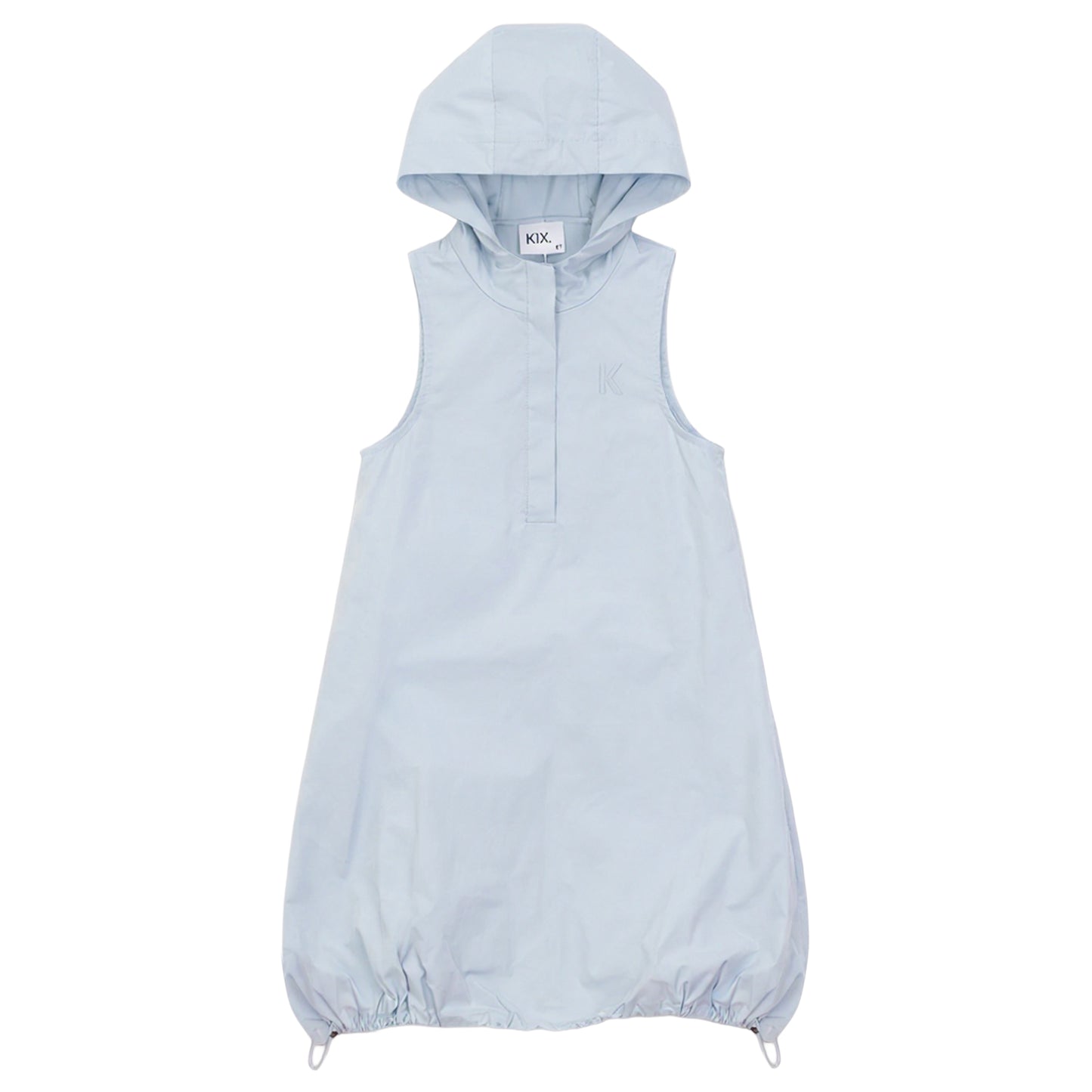 Blue Hooded Bubble Jumper