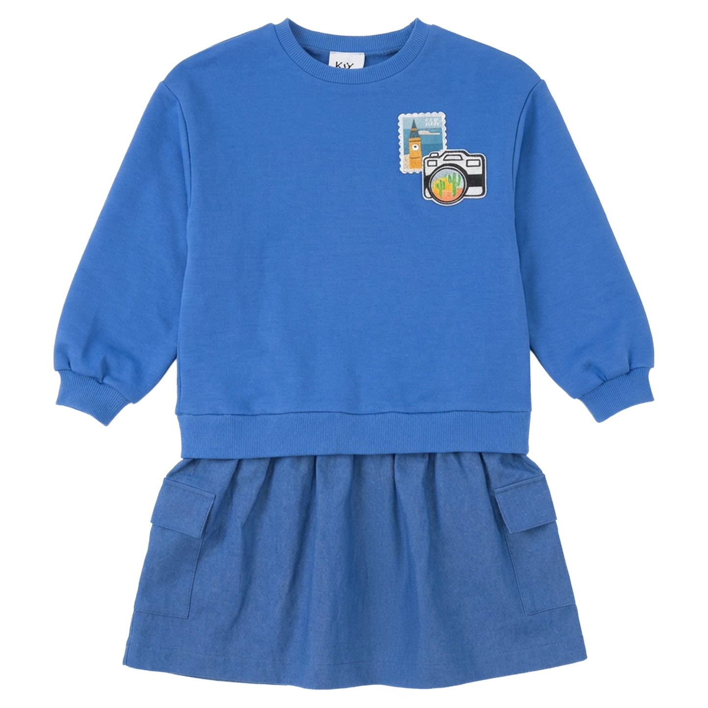 Blue/Denim Travel Sweatdress