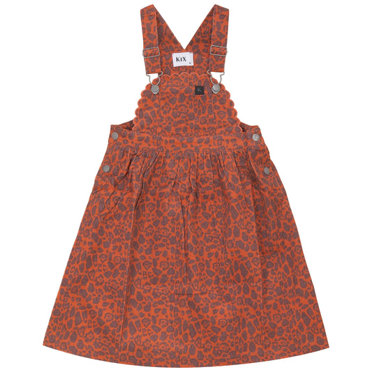 Scallop Edge Corduroy Jumper - Rust