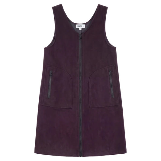 Zipper Detail Jumper - Burgundy