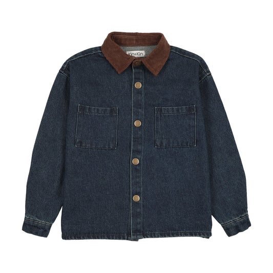 Chambray Pocket shirt Midnight Blue