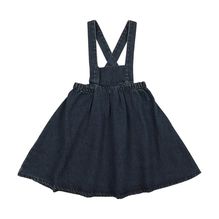 Girls bib jumper Midnight Blue