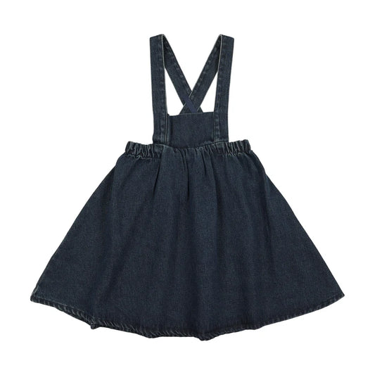 Girls bib jumper Midnight Blue