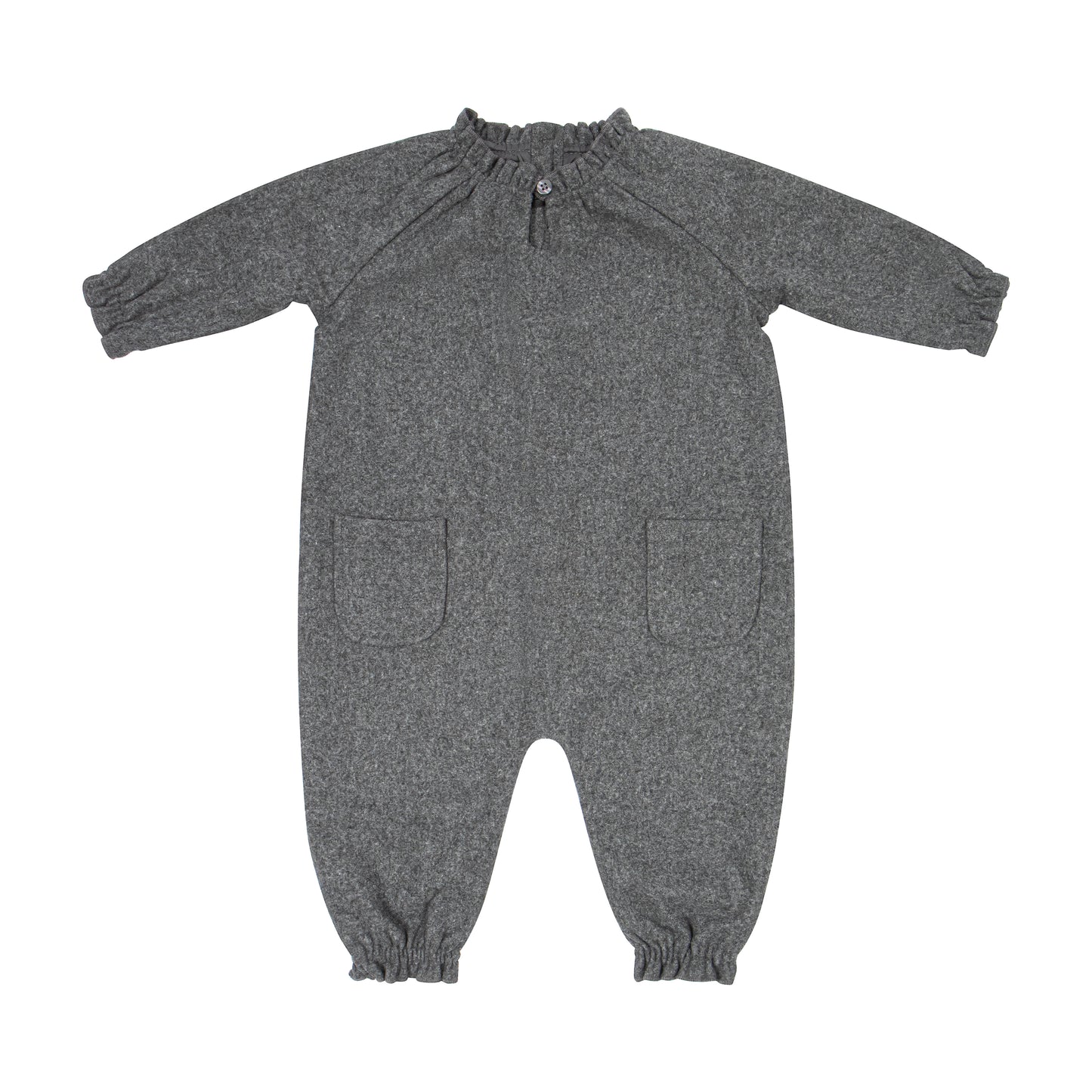 Baby Girl's Romper- Grey