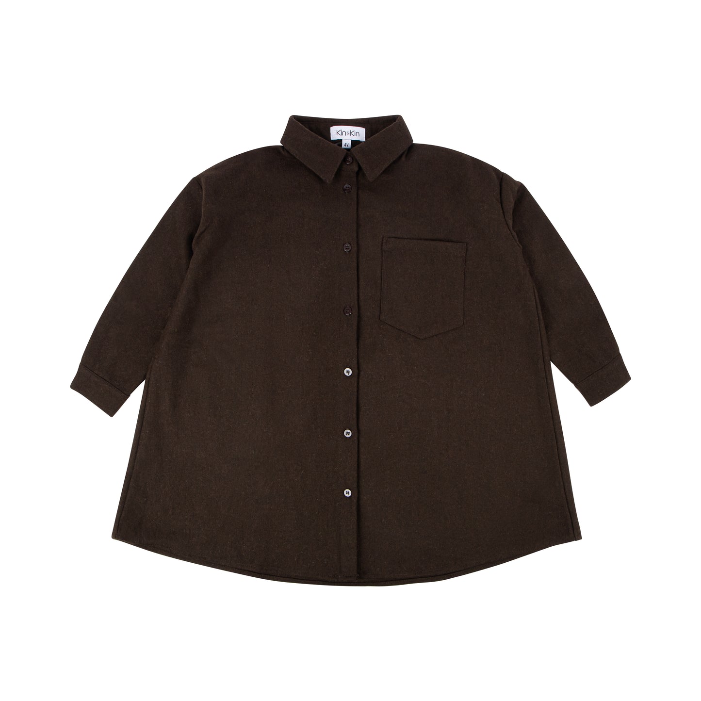 Shirt Dress Brown
