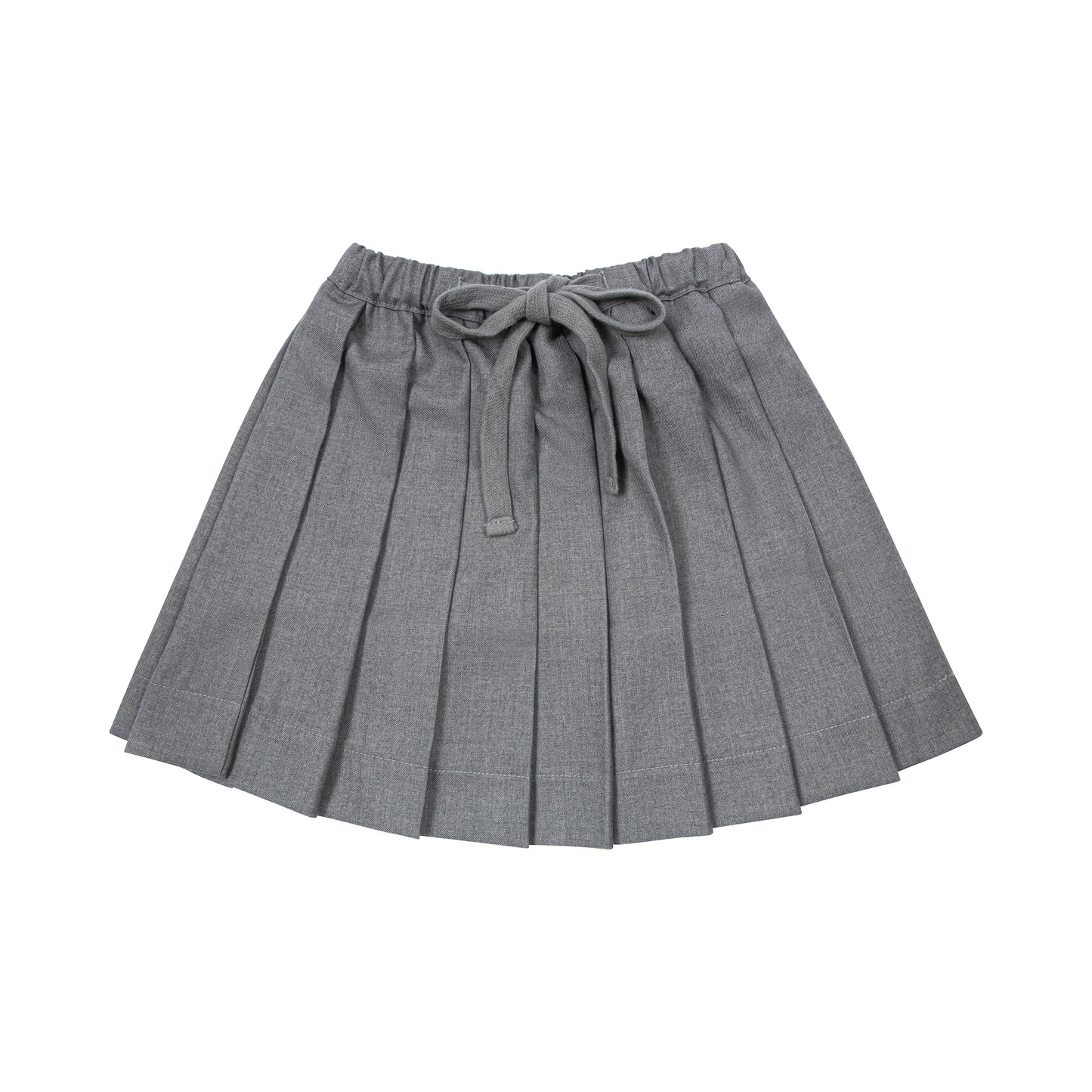 Pleated Skirt Grey