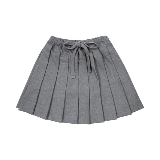Pleated Skirt Grey