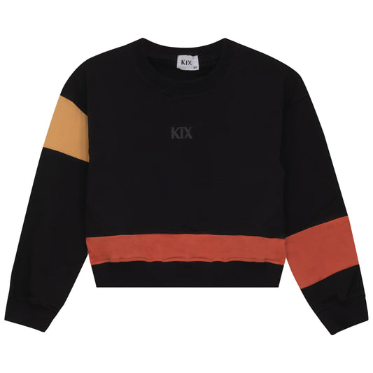 COLOR BLOCK SWEAT TOP