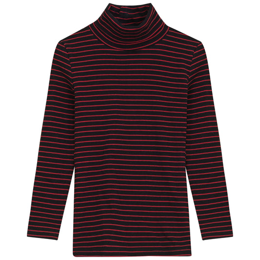 Striped Turtleneck