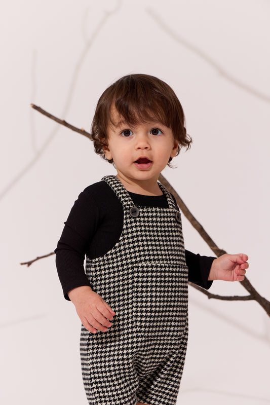 Houndstooth Overalls