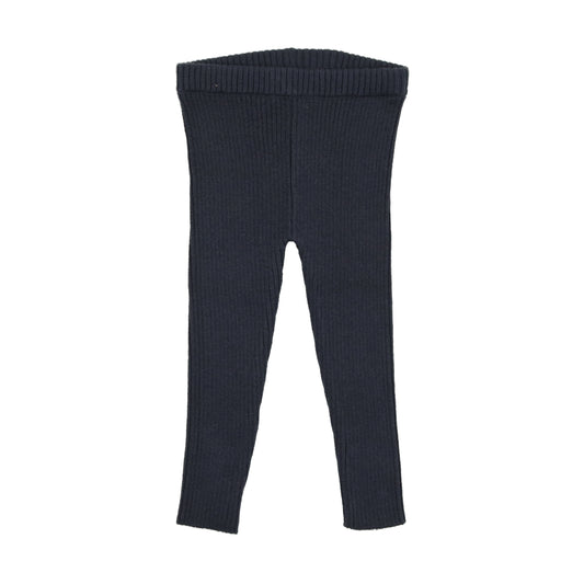 Off Navy KNIT LONG LEGGINGS