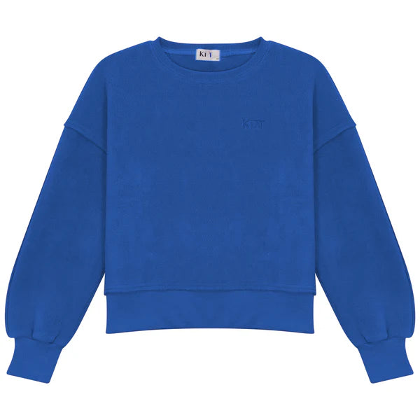 Sherpa Sweatshirt- Royal Blue