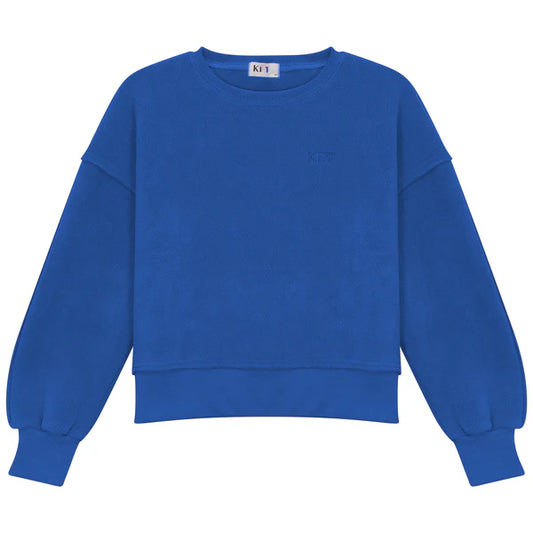 Sherpa Sweatshirt- Royal Blue