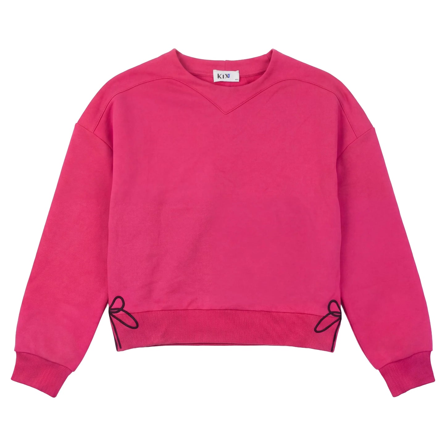 Bow Detail Sweatshirt - Pink