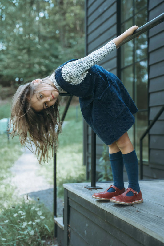 Corduroy Jumper Blue