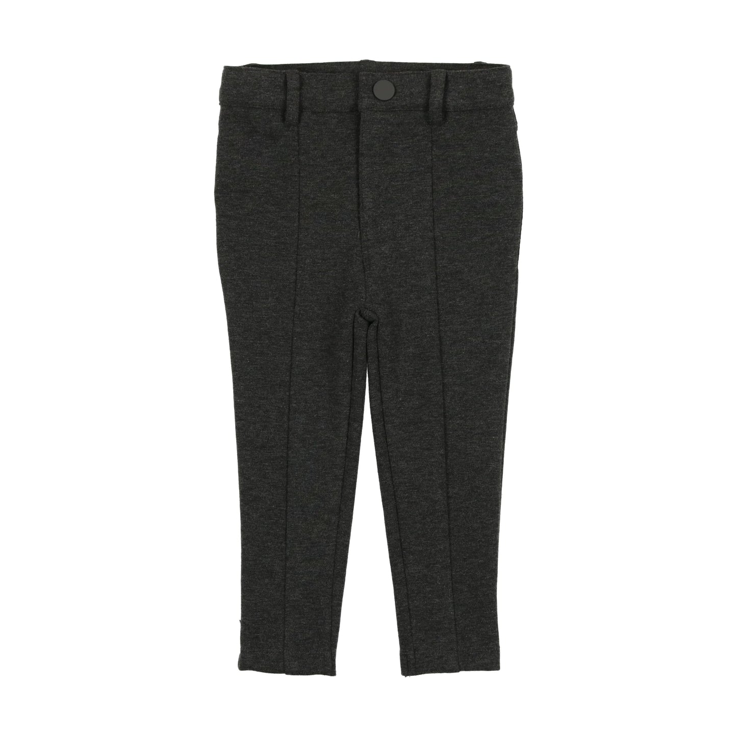 Husky Knit Pants with Seam- Heather Grey