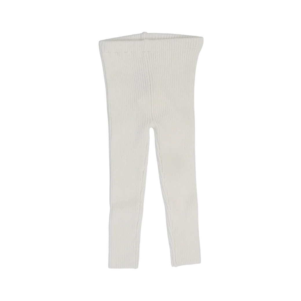 Knit Leggings- Cream