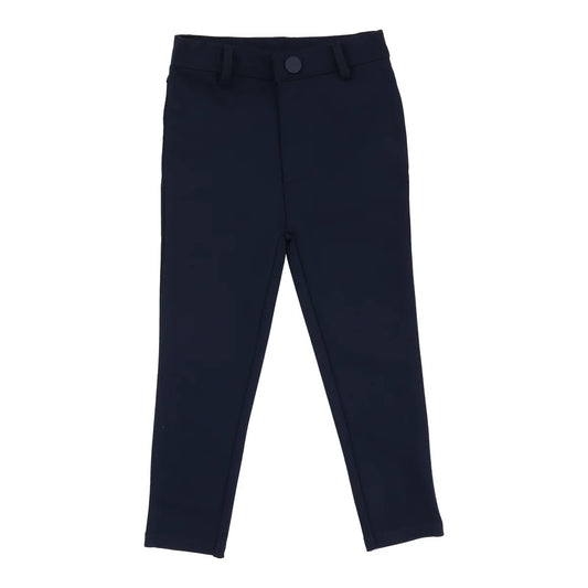 HUSKY KNIT PANTS WITHOUT SEAM- Navy