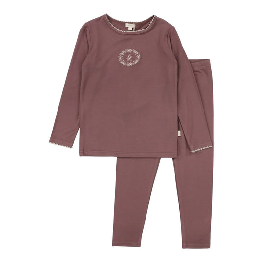 Emblem Lounge Set - Dusty Plum