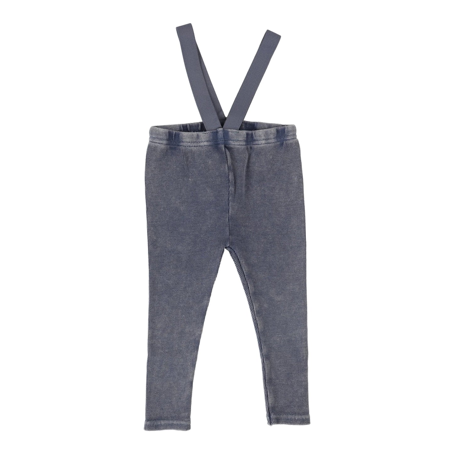 Suspender Leggings Blue Wash